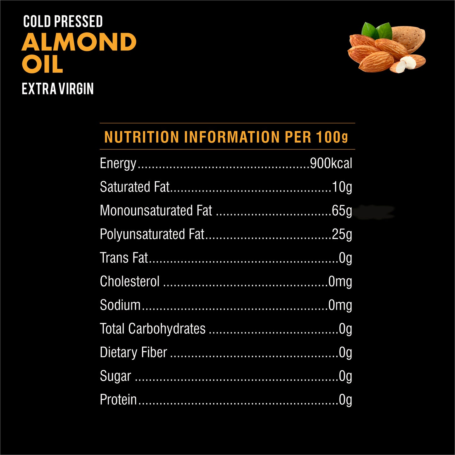 Cold Pressed Almond Oil (120ml)