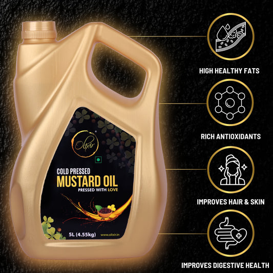 Cold Pressed Mustard Oil (5 Litre)