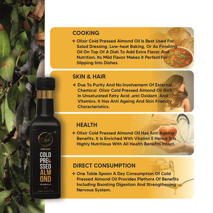 Cold Pressed Almond Oil (120ml)