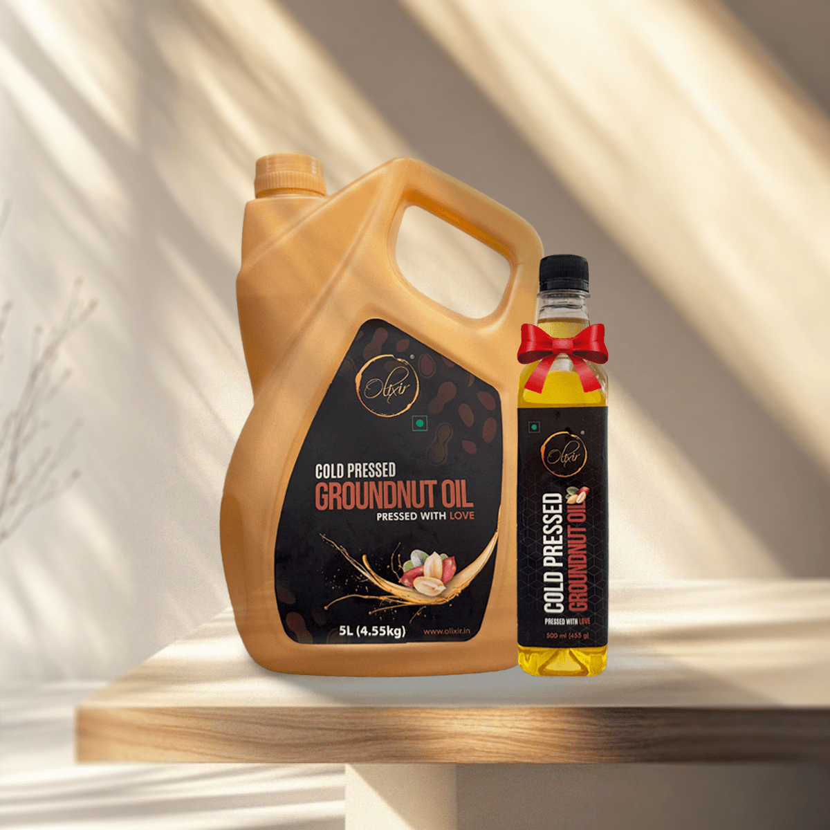 Cold Pressed Groundnut Oil (5 ltr)