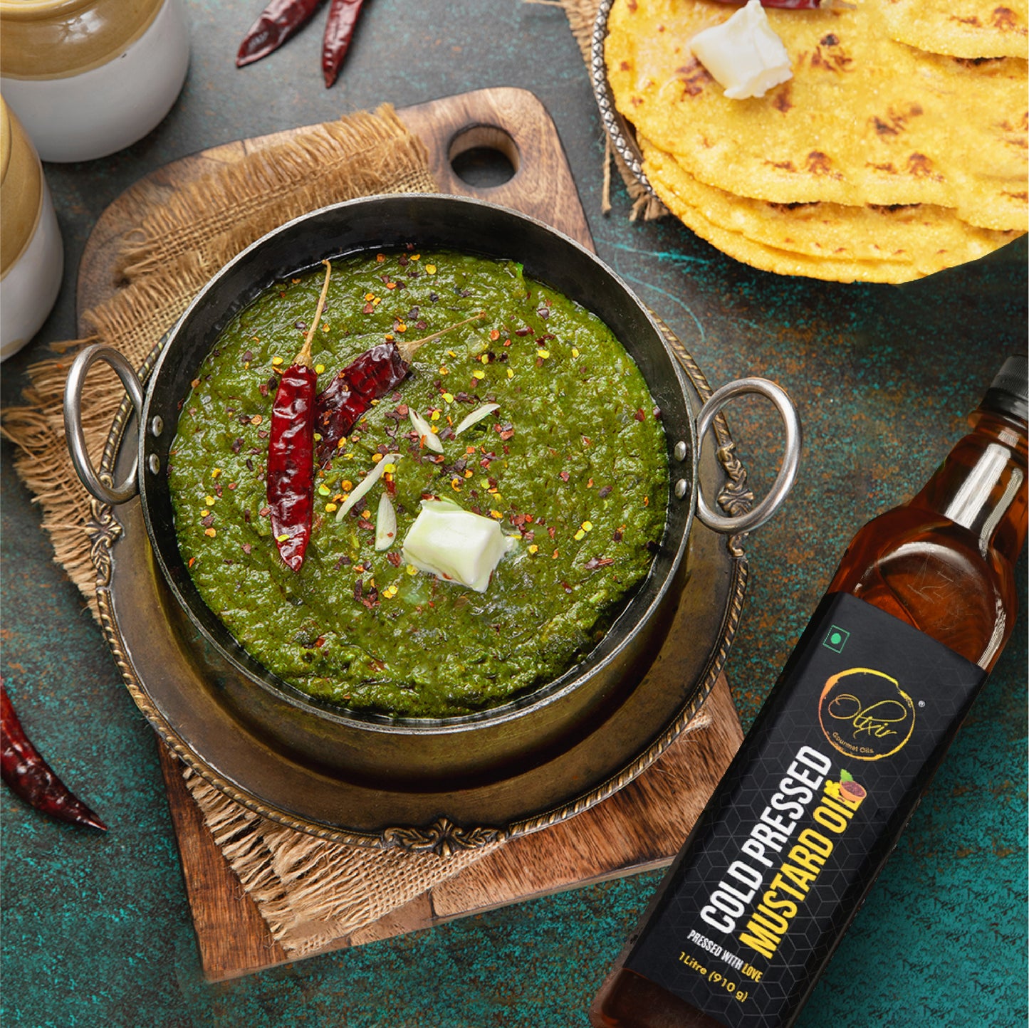Cold Pressed Mustard Oil  (1 Litre)