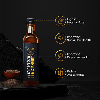 Cold Pressed Mustard Oil  (1 Litre)