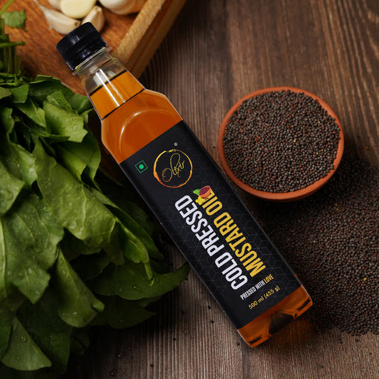 Cold Pressed Mustard Oil (500ml)