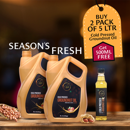 Cold Pressed Groundnut Oil | Traditionally extracted | No Refining | Perfect for Modern Lifestyle