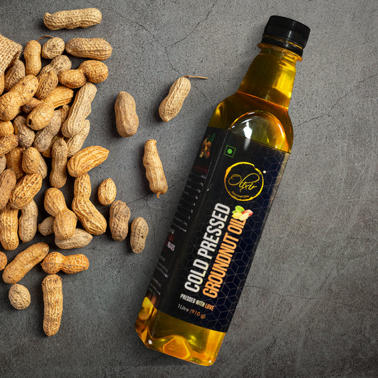Cold Pressed Groundnut Oil (1 Litre)