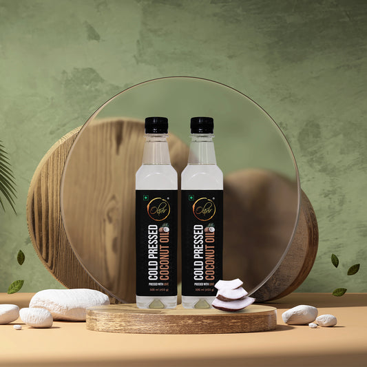Cold Pressed Coconut Oil (500ml) Pack of 2