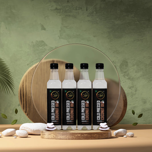 Cold Pressed Coconut Oil (500ml) Pack of 4