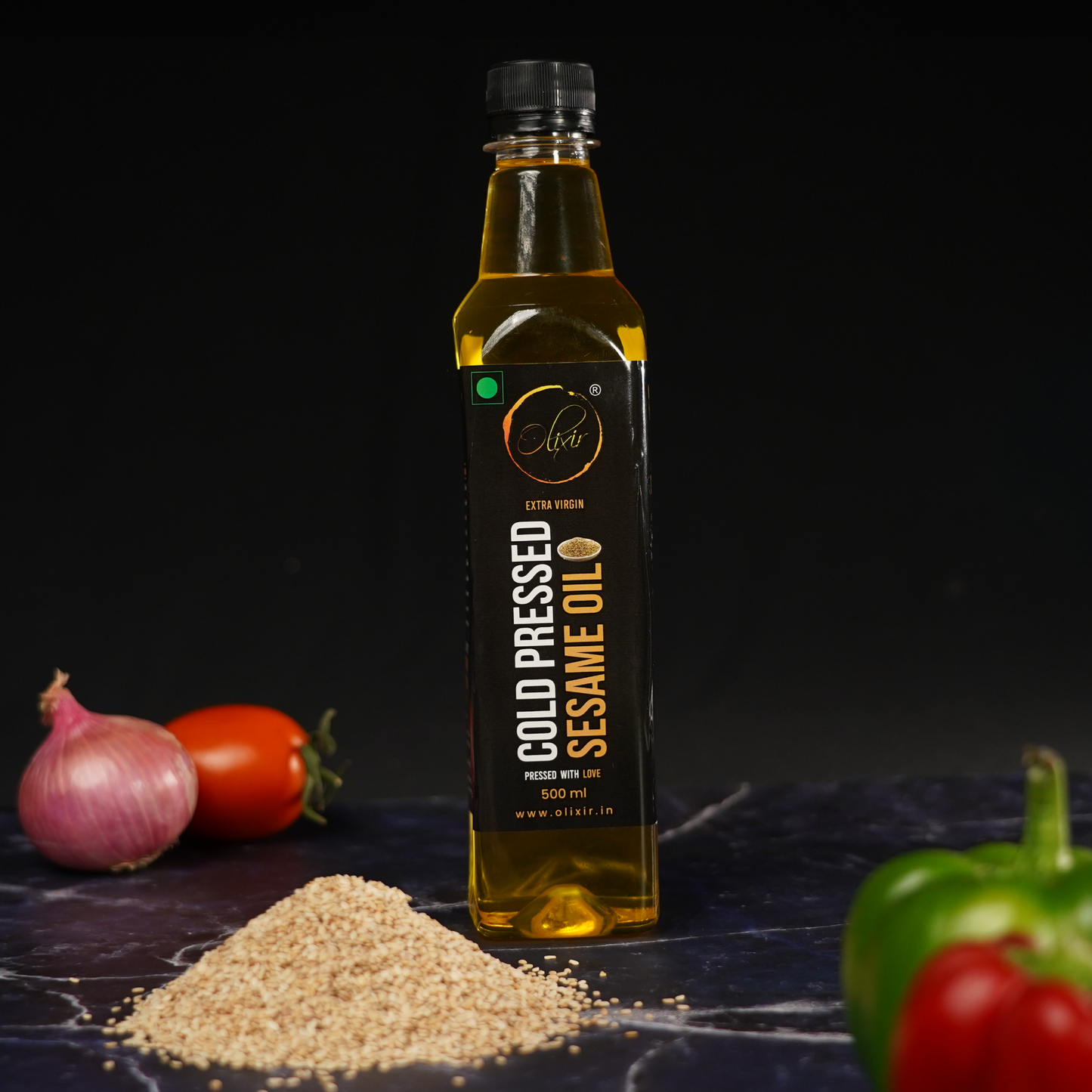 Pure Cold-Pressed Sesame Oil for Mindful Living | Traditionally extracted | No refining | Perfect for modern lifestyle